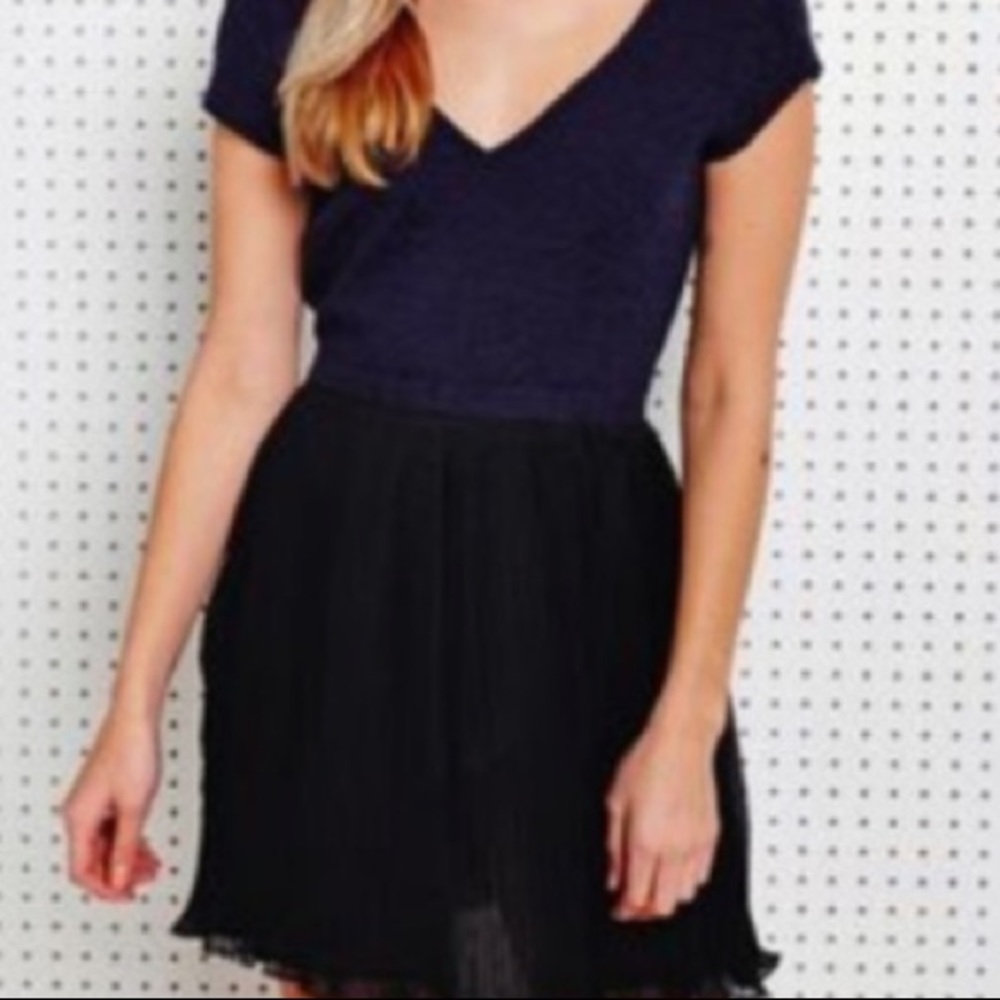 Urban Outfitters Navy and Black Dress